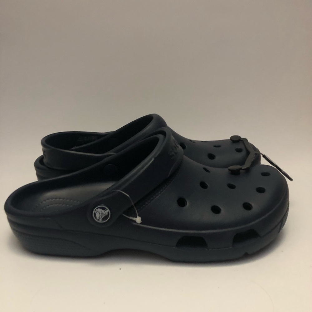 Navy Blue Crocs Unisex w10/m8 - New with tags